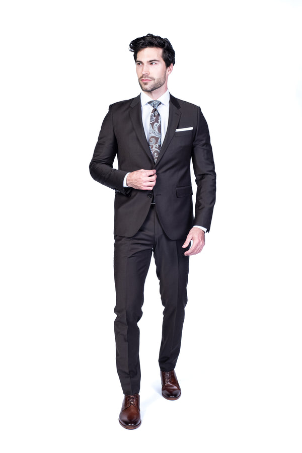 Extra Slim Fit Suit Super Ultra Skinny Tapered European Suit