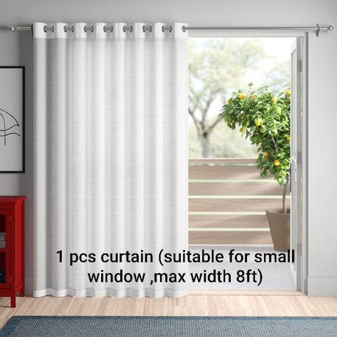 single pcs curtain single way sliding curtain