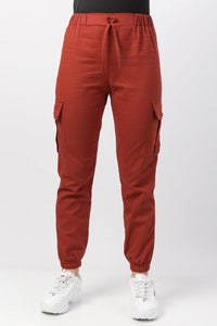 Women's Tile Red Cargo Pants - Aladdin Online Store