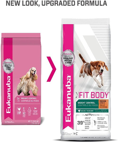 eukanuba fit body medium breed