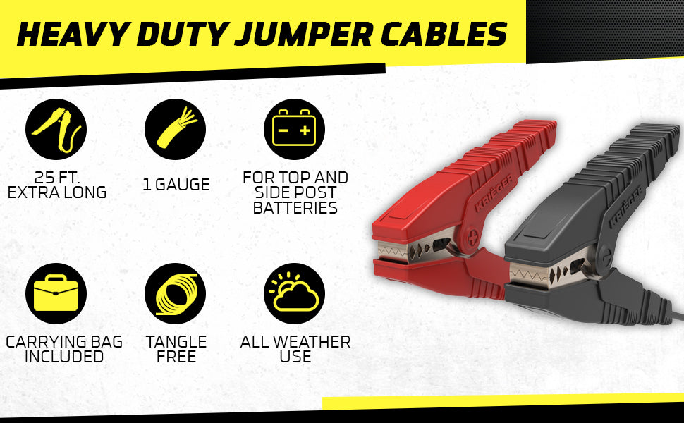 Krieger 25' Jumper cables