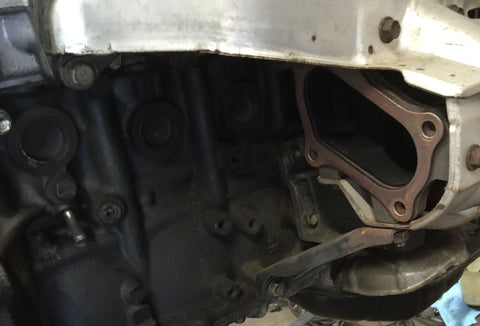 OEM turbo elbow removed