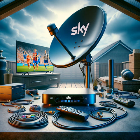 Sky Installation Bundle HD Box Bundle Free to Air Channels UK Channels Package Asian TV Channels 12-Month Warranty Customer Support for Sky Professional Sky Setup Entertainment Package High Definition Television