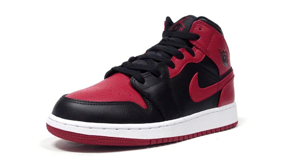 air jordan 1 mid black gym red