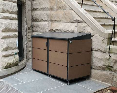 Outdoor Garbage Can Enclosure