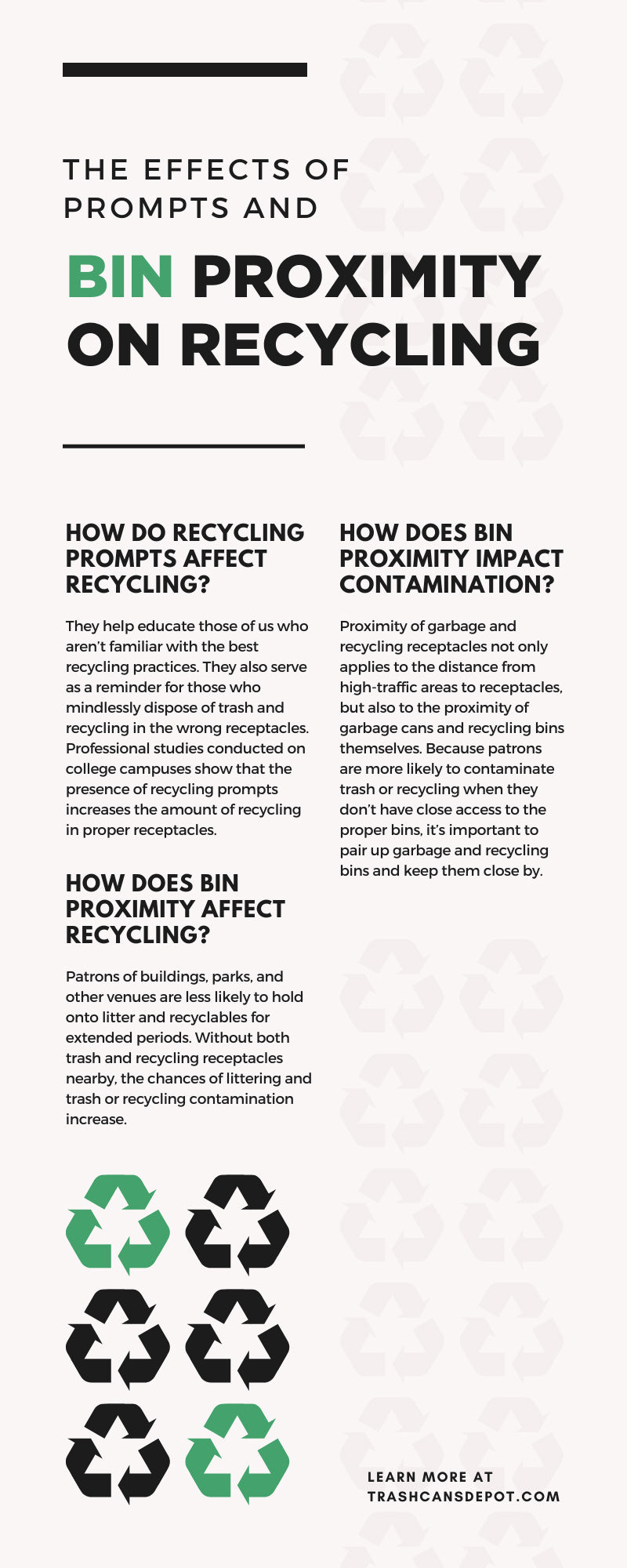 The Effects of Prompts and Bin Proximity on Recycling