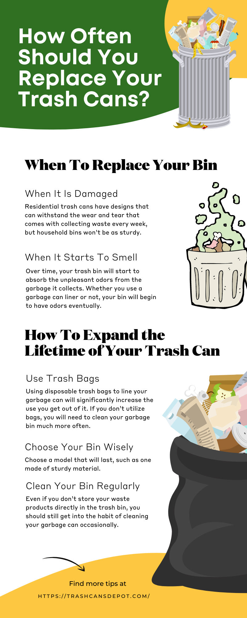 How Often Should You Replace Your Trash Cans?