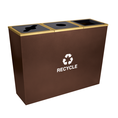 Paper Bag Recycling Bin, Kitchen Designs; Unique Trash Cans