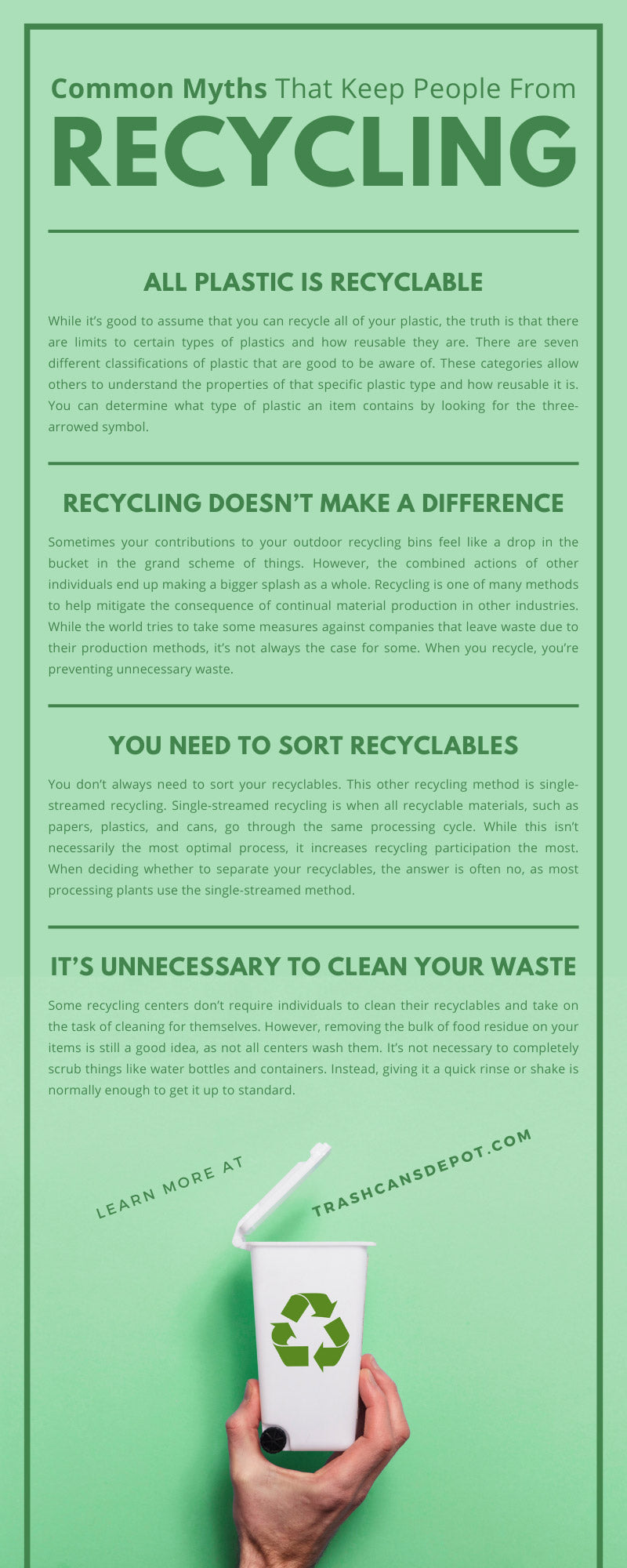 5 Common Myths That Keep People From Recycling