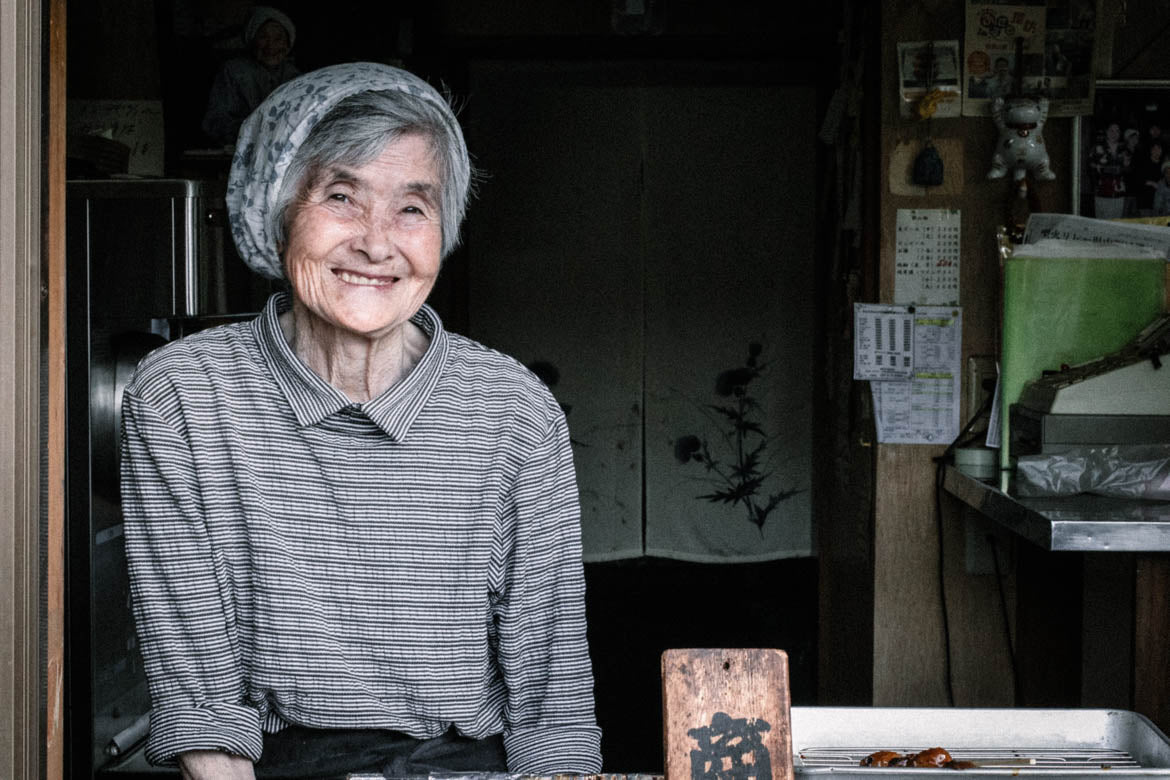 japanese woman in her store