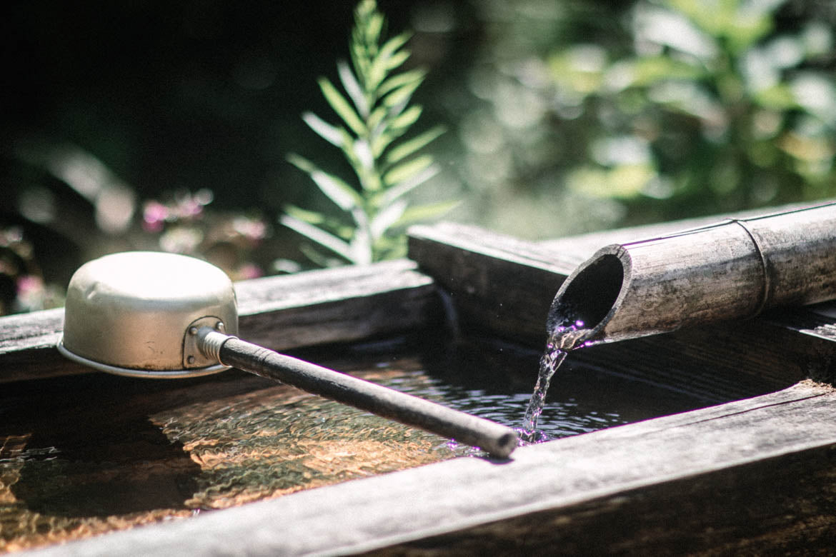 water fountain in japan