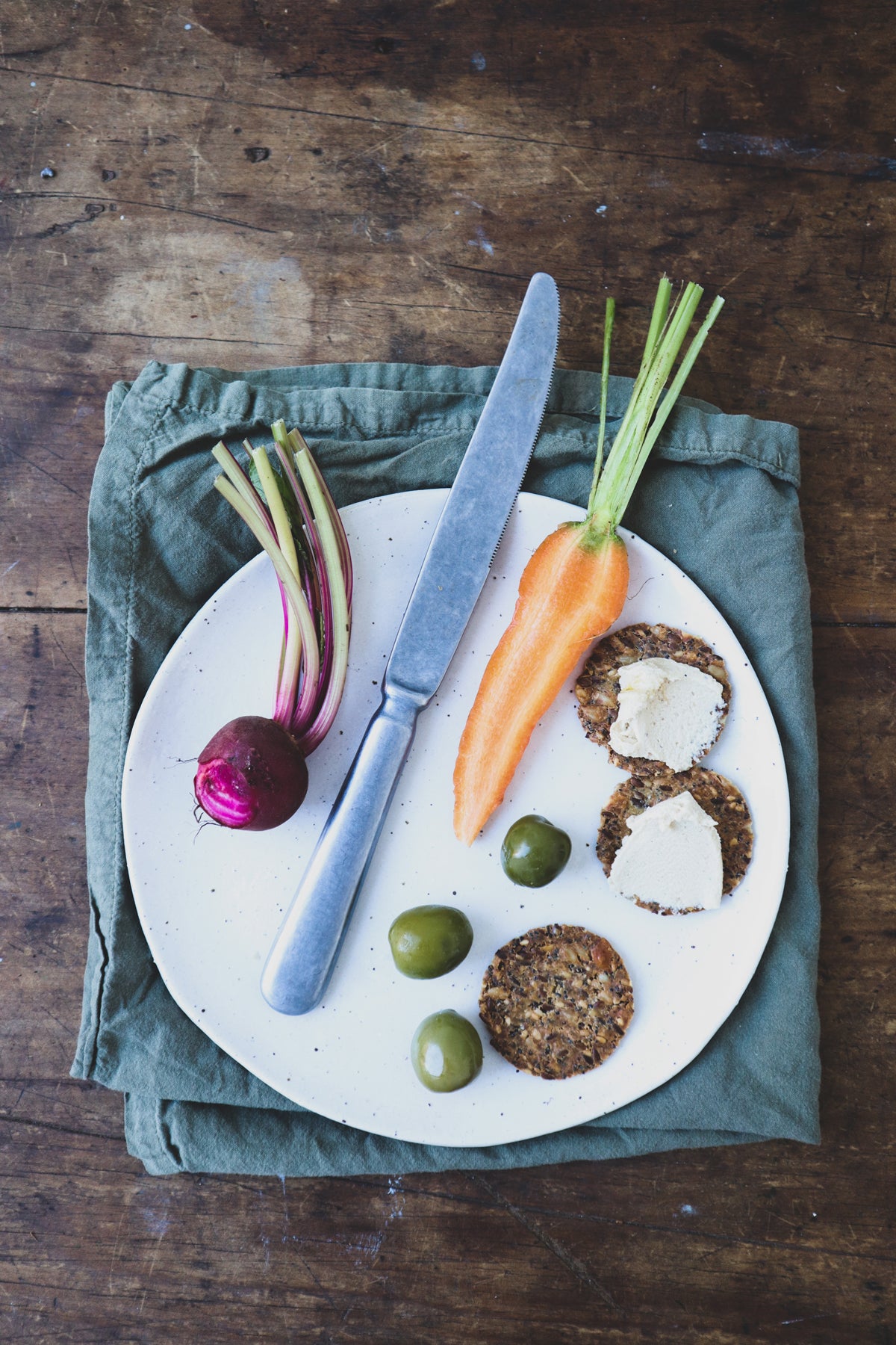 Jason Grant styles a tasting plate with Winterwares ceramics