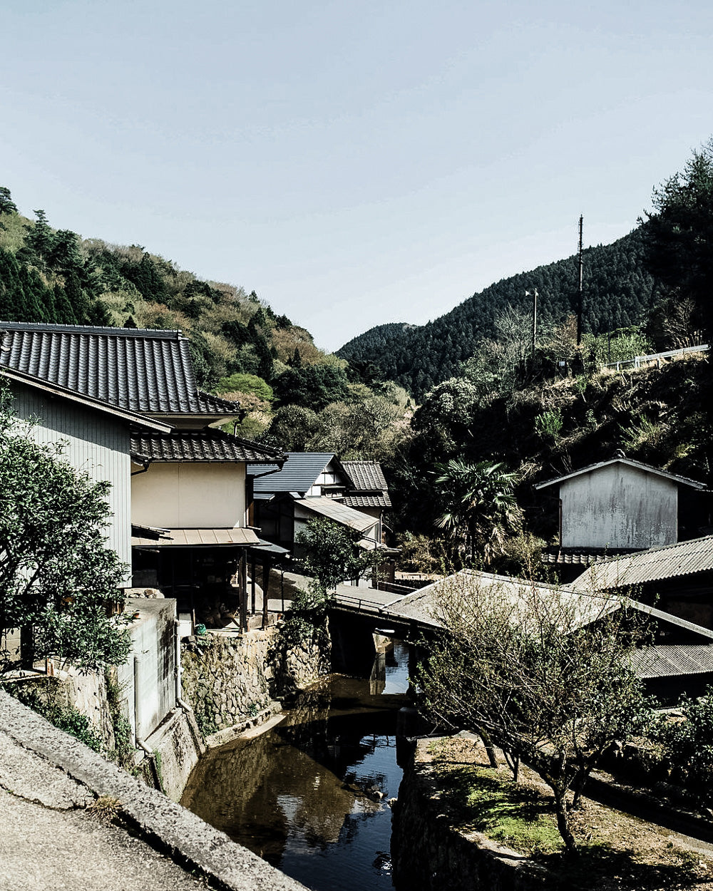 Onta pottery village in Japan