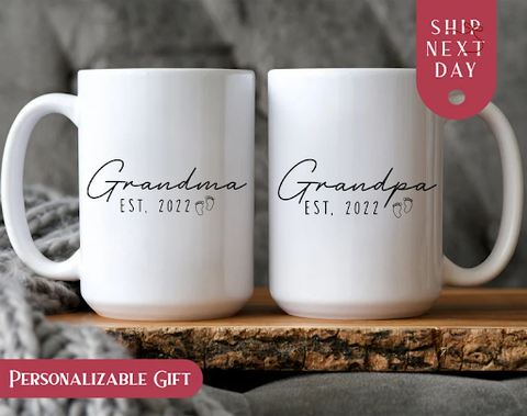Personalized Coffee Mugs for Grandparents