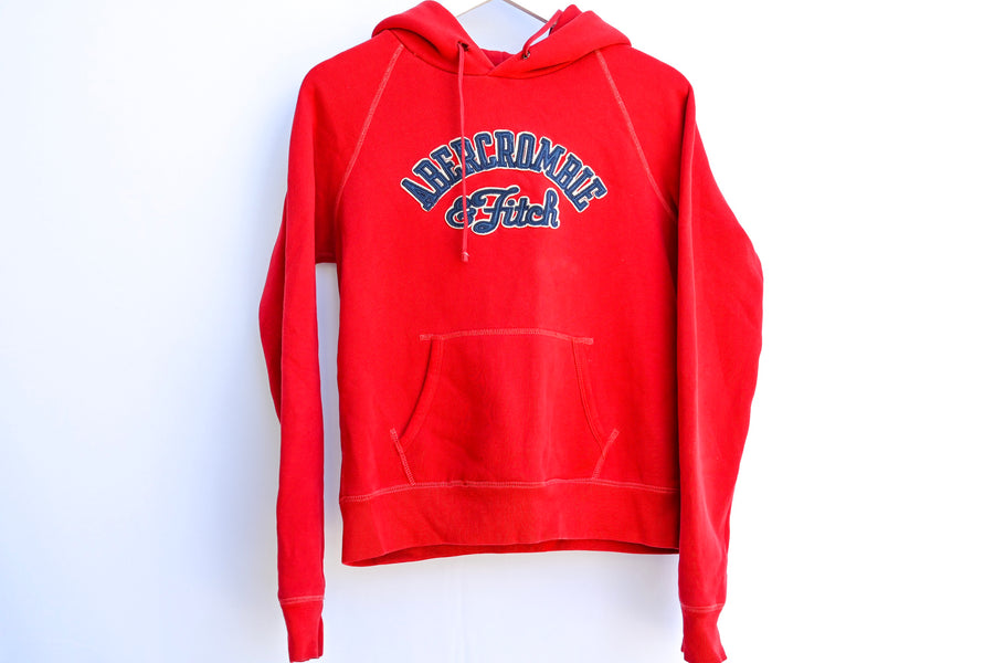 red abercrombie hoodie