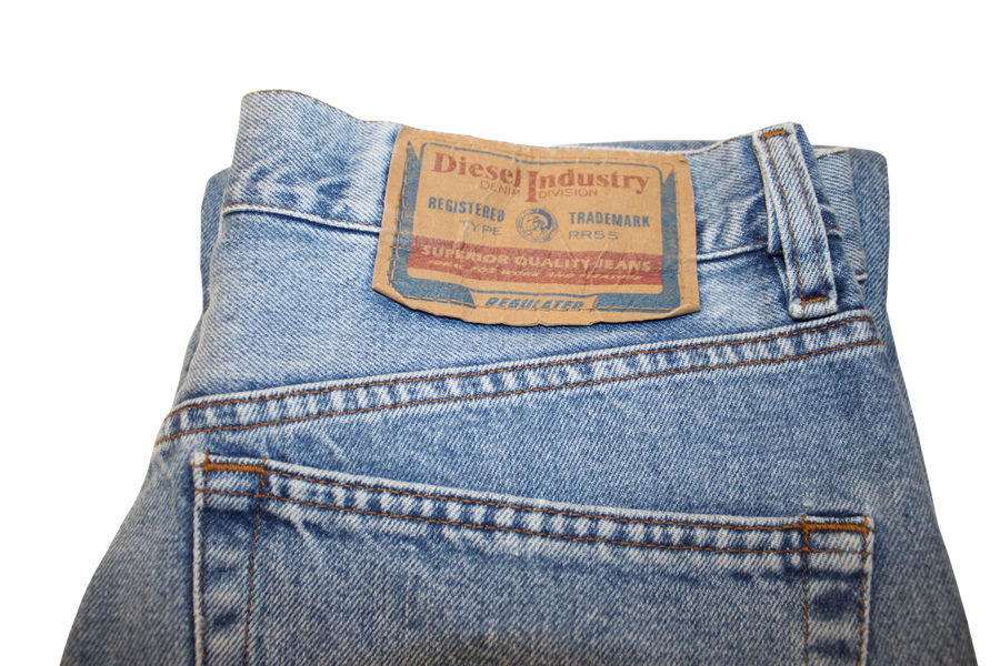 calca jeans estampada