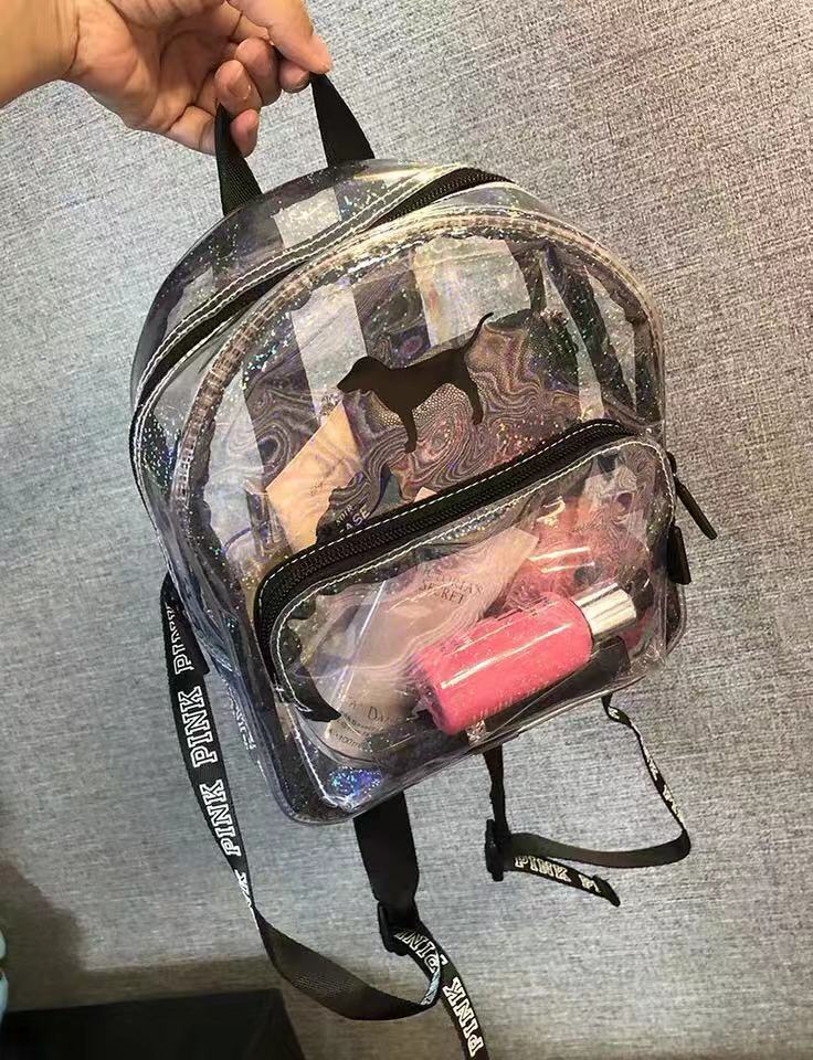 victoria secret backpack clear