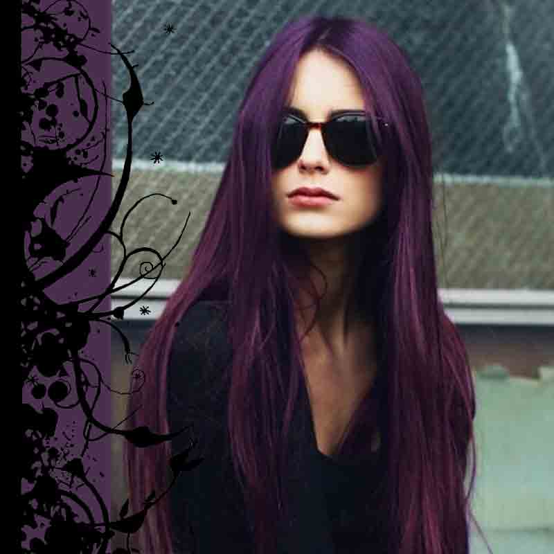 Deep Purple Hair Colour – Brutalitees