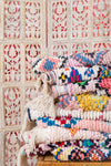 Handwoven Moroccan Cotton Mini Rug Sabria