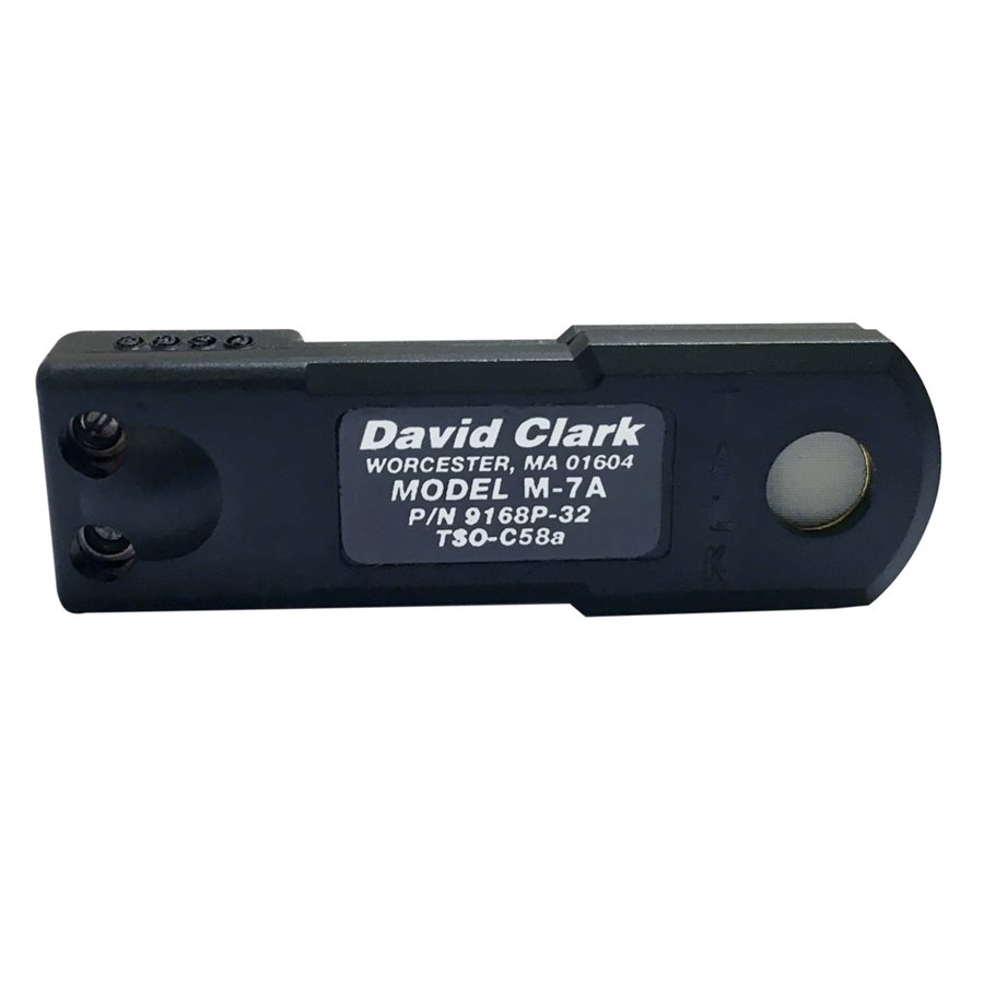 David Clark M-7A Microphone-David Clark-Downunder Pilot Shop Australia