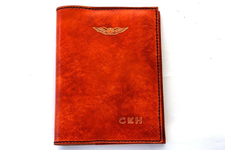 Sparrowhawk CASA (Australia) Licence Folder Cover - Hand Finished Leather - One Colour-Sparrowhawk-Downunder Pilot Shop Australia