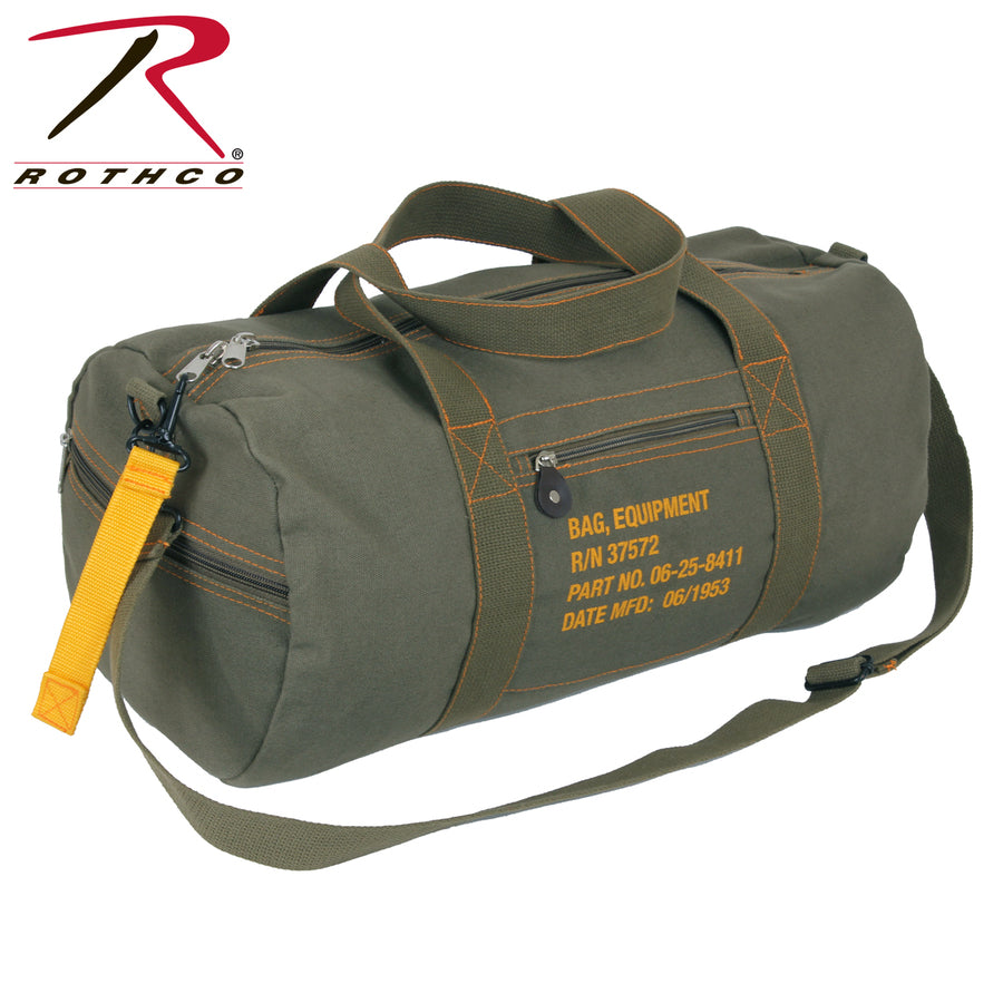 Rothco Canvas Equipment Bag - Olive Drab-Rothco-Downunder Pilot Shop Australia