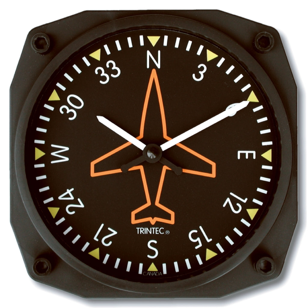 Trintec Directional Gyro Wall Clock-Trintec-Downunder Pilot Shop Australia