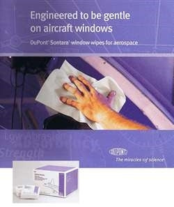 Dupont Sontara Aircraft Window Wipes pack of 25-Dupont-Downunder Pilot Shop Australia