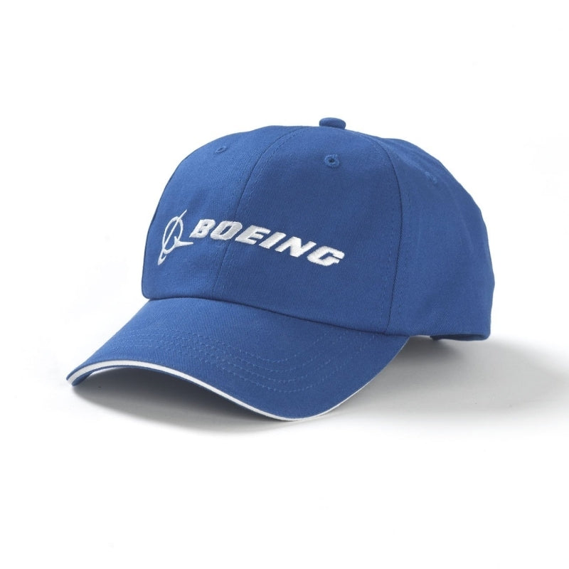 blue baseball cap