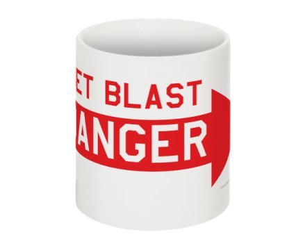 Danger Jet Blast Coffee Mug-Downunder-Downunder Pilot Shop Australia