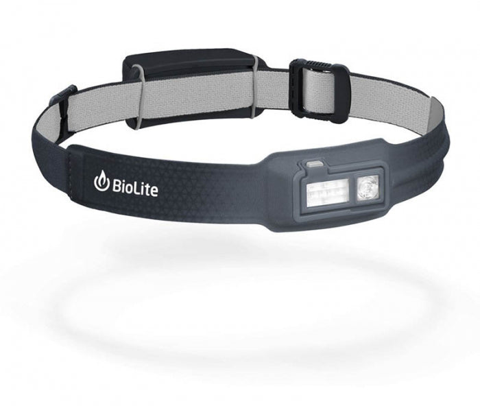 BioLite Headlamp Recharge 330L Grey-BioLite-Downunder Pilot Shop Australia