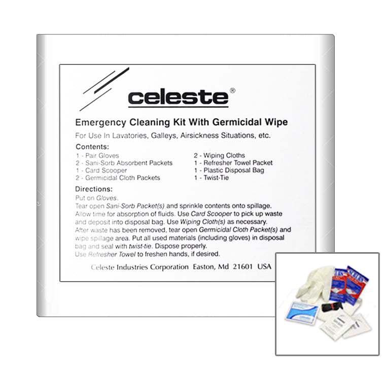 Celeste Emergency Cleaning Kit-Celeste-Downunder Pilot Shop Australia