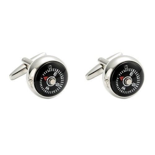 Compass Cufflinks-Signature Aviation Jewellery-Downunder Pilot Shop Australia