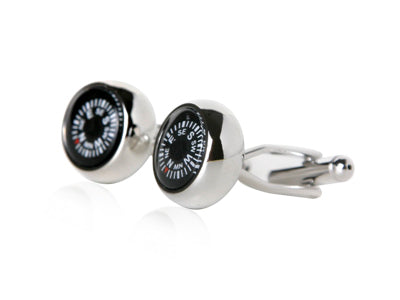 Compass Cufflinks-Signature Aviation Jewellery-Downunder Pilot Shop Australia