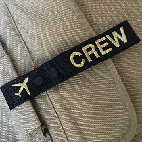 Crew Luggage Snap Tag-Aviation Collectables-Downunder Pilot Shop Australia