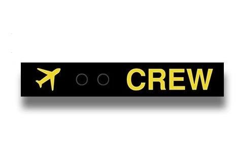 Crew Luggage Snap Tag-Aviation Collectables-Downunder Pilot Shop Australia