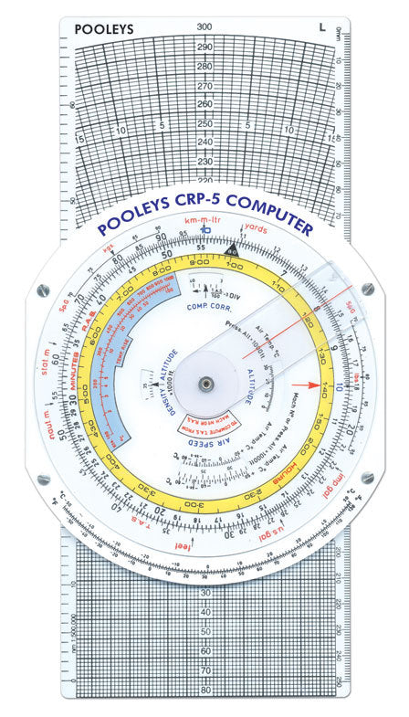 Pooleys CRP-5 Flight Computer-Pooleys-Downunder Pilot Shop Australia