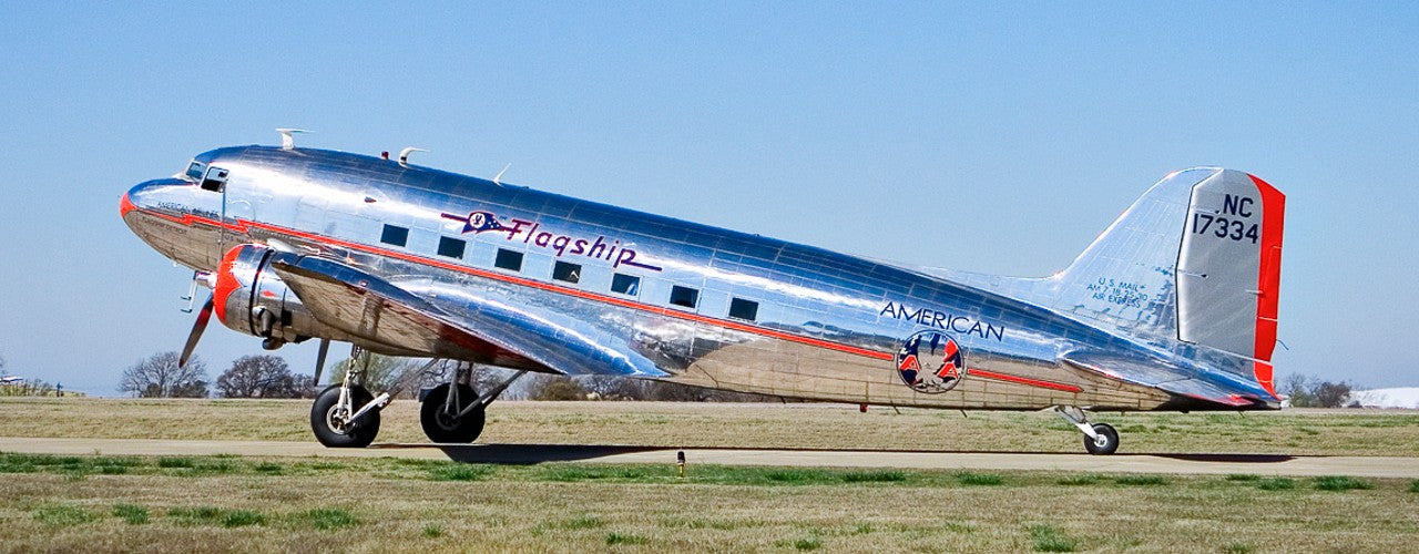 Planetag DC-3 Flagship Tulsa - NC-18141 Background