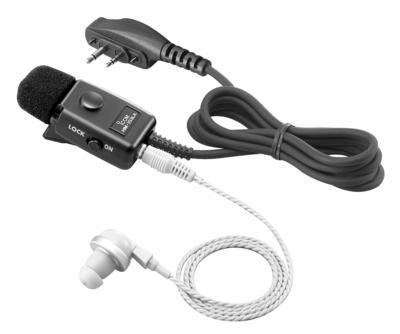 ICOM Durable Earphone Microphone with Screw Type Connector-ICOM-Downunder Pilot Shop Australia