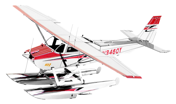 Metal Earth Cessna 182 Floatplane-Metal Earth-Downunder Pilot Shop Australia