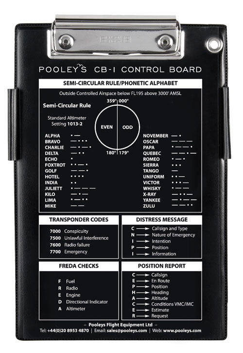 Pooleys CB-1 Control Board-Pooleys-Downunder Pilot Shop Australia