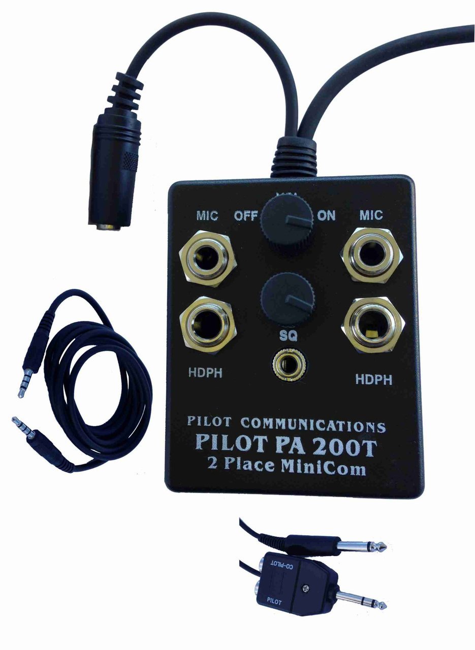 Pilot PA200-T Cell Phone Intercom System-Pilot Communications-Downunder Pilot Shop Australia