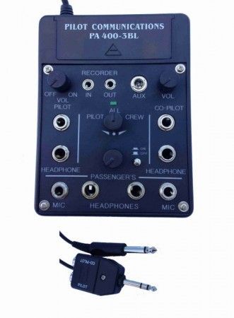 Pilot PA400 4 Place Intercom-Pilot Communications-Downunder Pilot Shop Australia