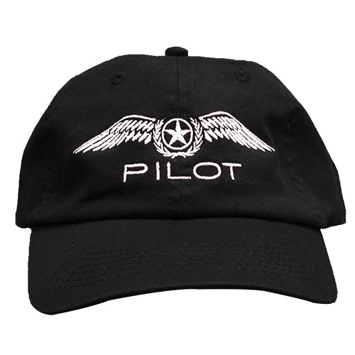 Pilot Baseball Cap - Black-Downunder-Downunder Pilot Shop Australia