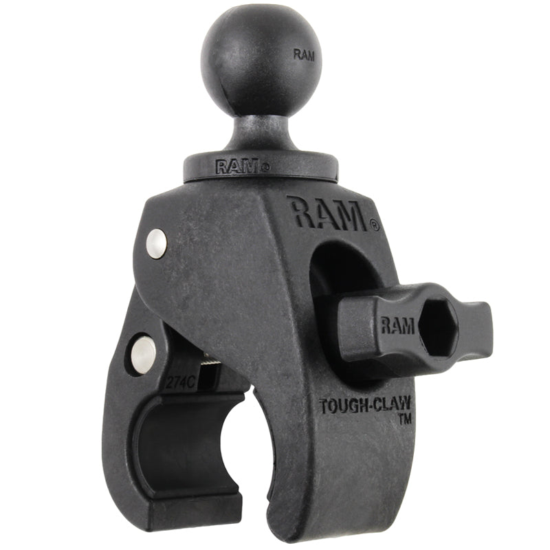RAM Small Tough-Claw with B Size 1" Diameter Rubber Ball-RAM Mount-Downunder Pilot Shop Australia