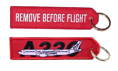 Remove Before Flight - Airbus A330 Keychain-Aviation Collectables-Downunder Pilot Shop Australia