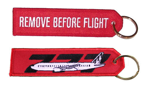 Remove Before Flight - Boeing 777 Keychain-Aviation Collectables-Downunder Pilot Shop Australia