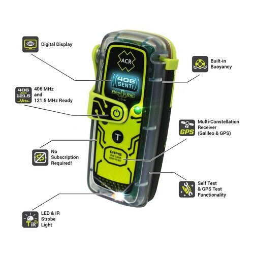 ACR ResQLink View 406MHZ GPS BUOYANT PLB-425-ACR-2922.64-Downunder Pilot Shop Australia