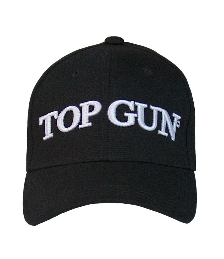 Top Gun Signature Logo Cap - Black-Top Gun-Downunder Pilot Shop Australia