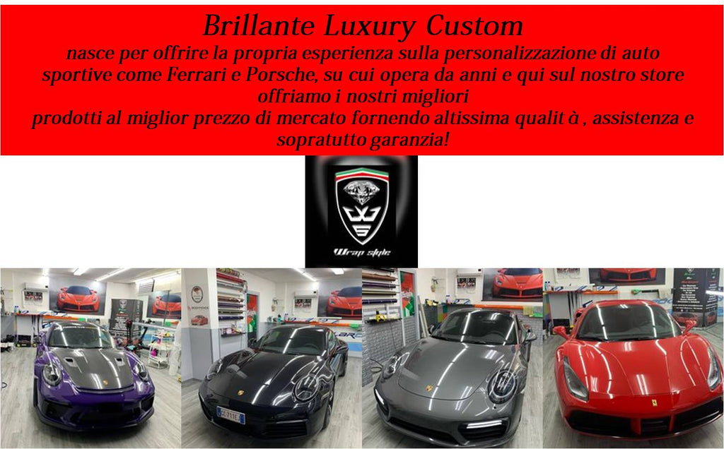 HEXIS CARBONIO FORGIATO Nero Opaco Pellicola Wrapping Professionale –  Brillante Luxury Custom